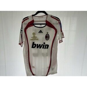 2006-07 Retro AC Milan Away Size XL Fan Version Soccer Jersey Kaka 22
